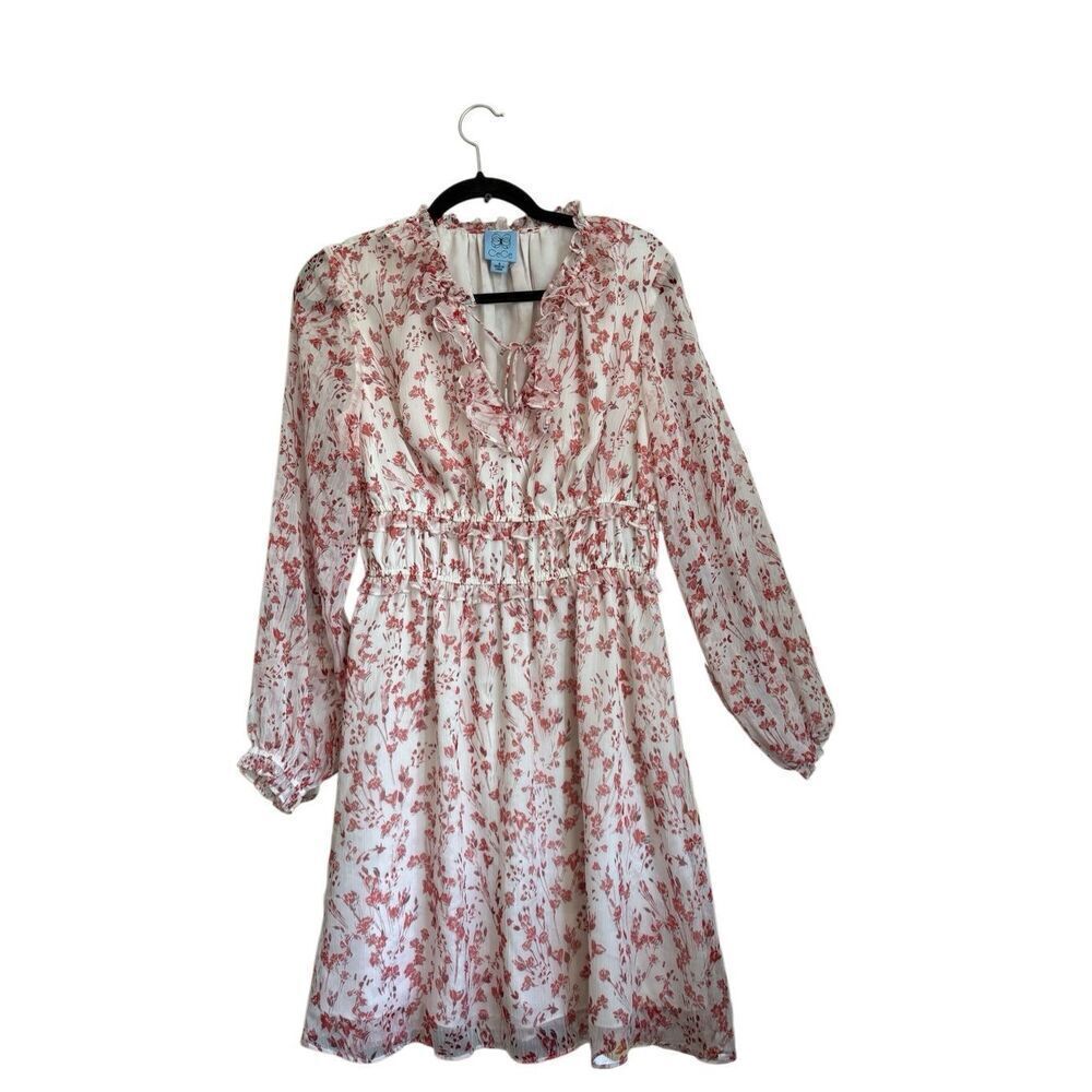 CeCe babydoll floral shift dressβsize 6